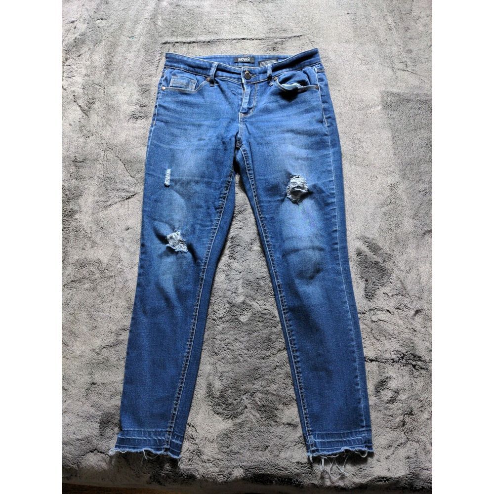 Buffalo David Bitton Women's Skinny Distressed Jeans Size 4/27 Medium Wash